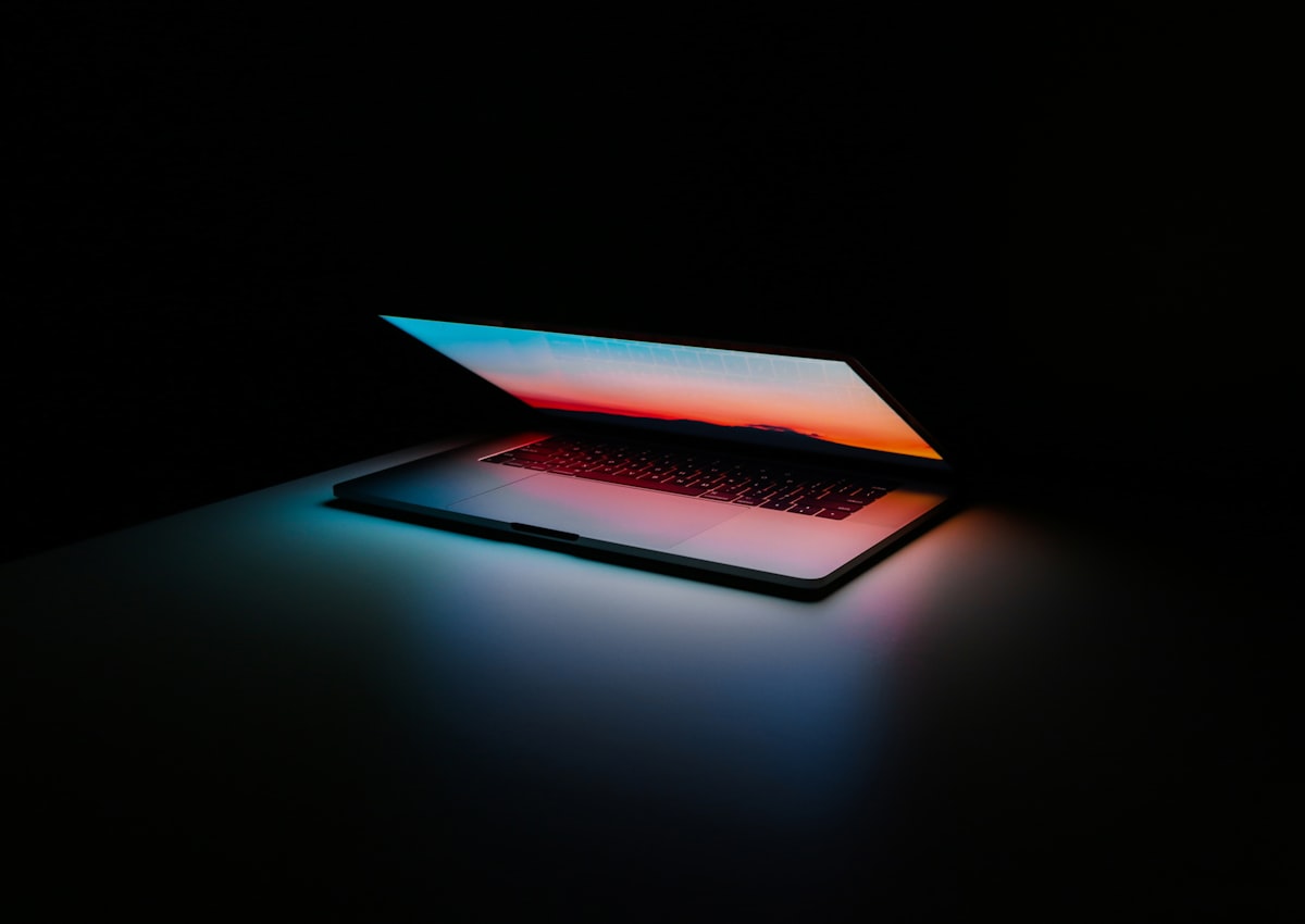 Close-up of a cracked tablet screen