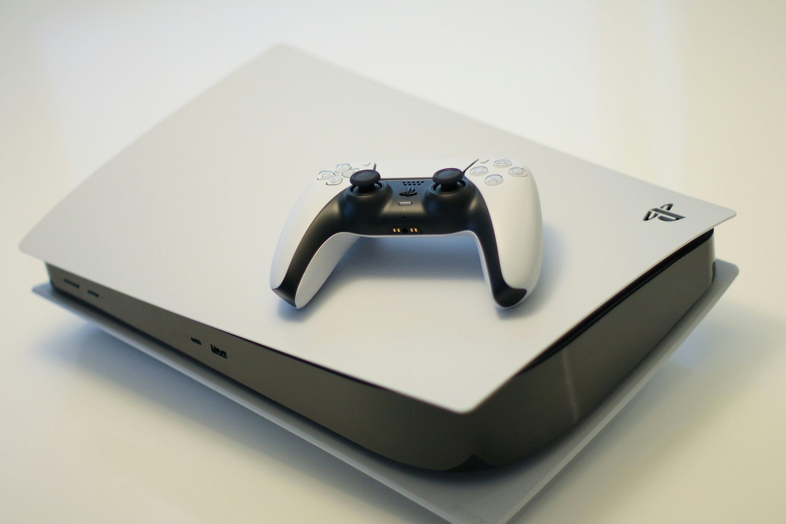 A PlayStation 5 DualSense controller, representative of common controller repairs